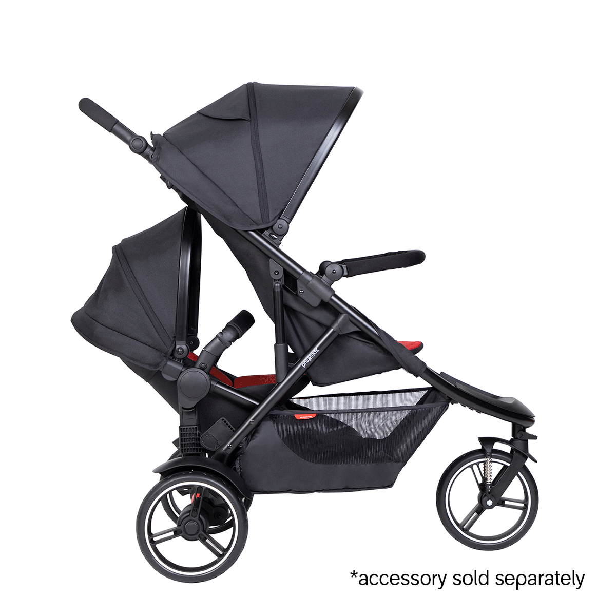 【海人さん専用】phil&teds 二人乗り フィルアンドテッズ ３輪ベビーカー 2人乗りコンパクトベビーカー！ Phil&teds Dot3 buggy