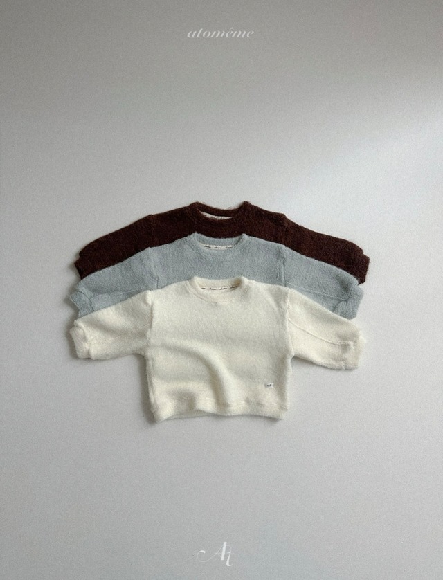 予約⌇atomeme / Knit Sweatshirt