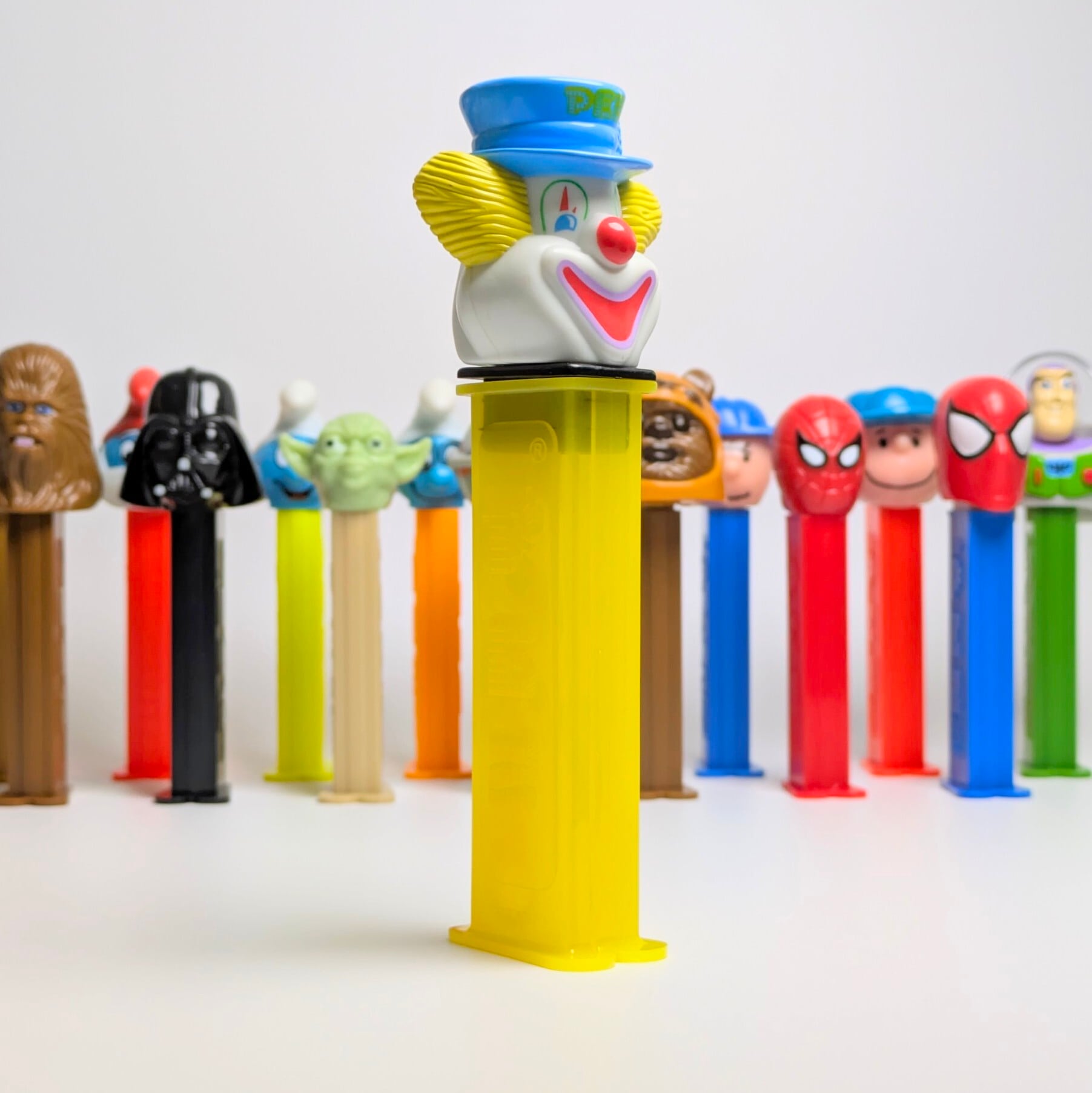 ☆ VINTAGE2003  ☆【 ビッグピーター 】PEZ / ペッツ  / クリアイエローステム  〚アメリカン雑貨 アメトイ〛