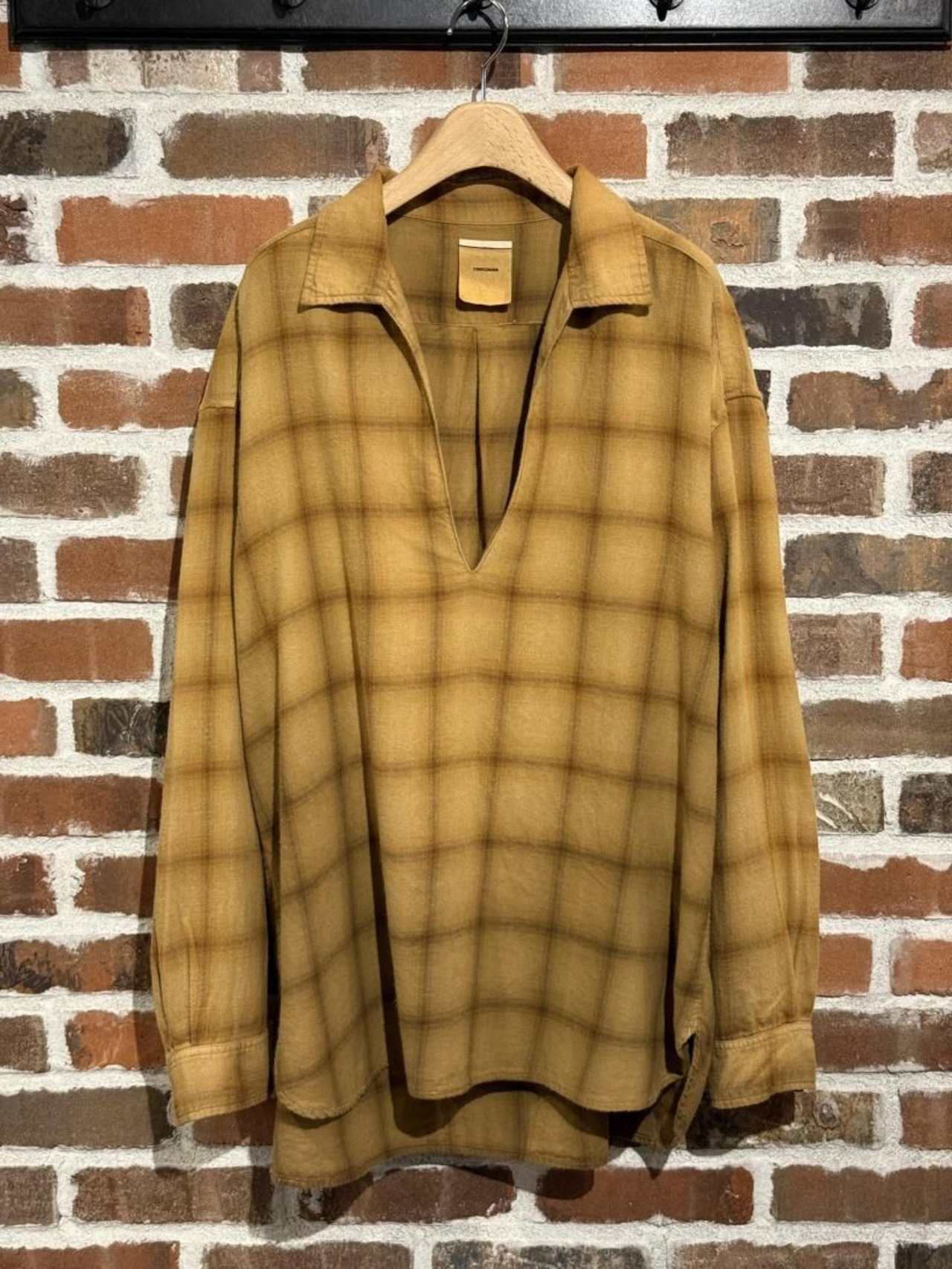 【concause】skipper shirts (check)