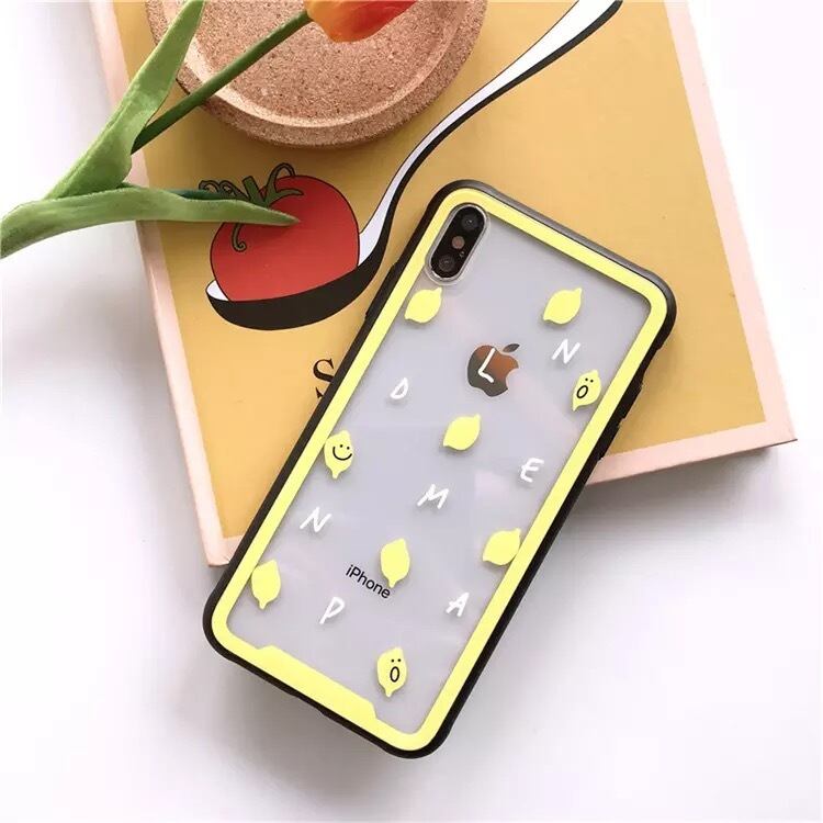 即納商品 送料無料 レモン フルーツ レモンちゃん レモンソーダ Iphoneケース スマホケース キャラクター 可愛い Selectshop Aya
