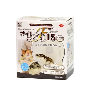 【在庫のみ】三晃商会 SANKO U50 サイレントホイール フラット15 クリアー
