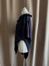 deconstructed sculptural black remake t-shirt-5266-6