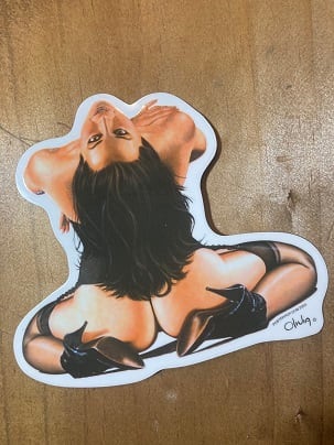 OLIVIA シリーズ ピンアップガール ステッカー FD7007