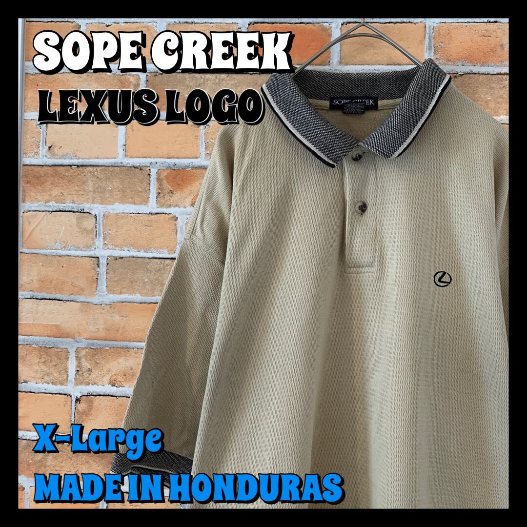 SOPE CREEK】 レクサス LEXUS ロゴ オーバーサイズ ポロシャツ