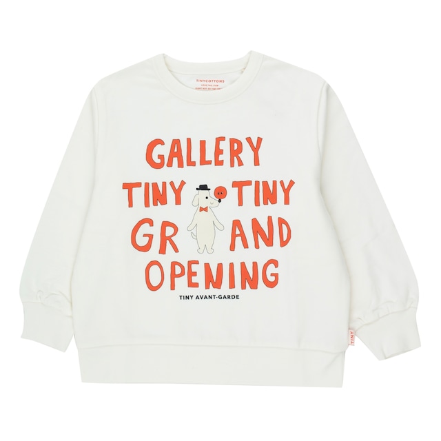 TINYCOTTONS / Grand Opening Sweatshirt - off-white