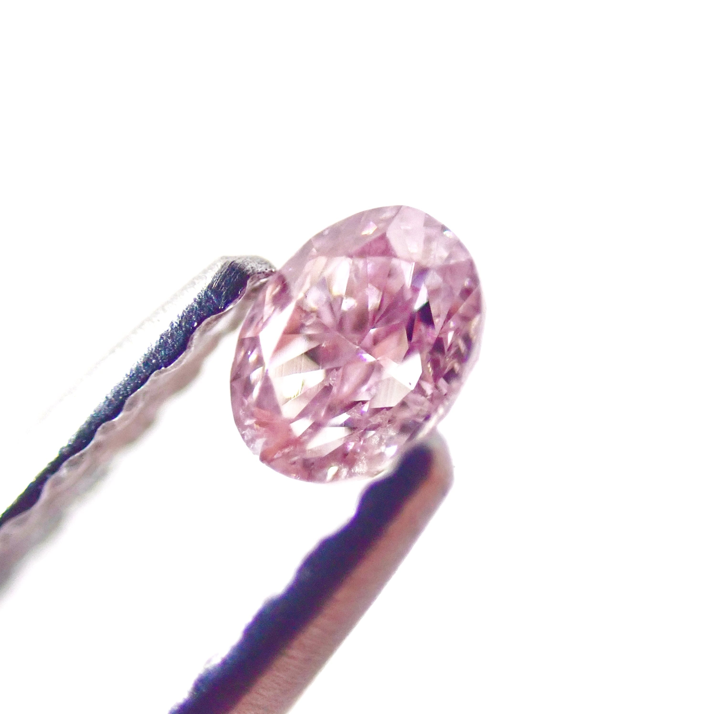 【希少】Fancy Intense Purple Pink 0.119ct ダイヤ ダイヤモンド ルース 裸石 天然 AGTソーティング付き