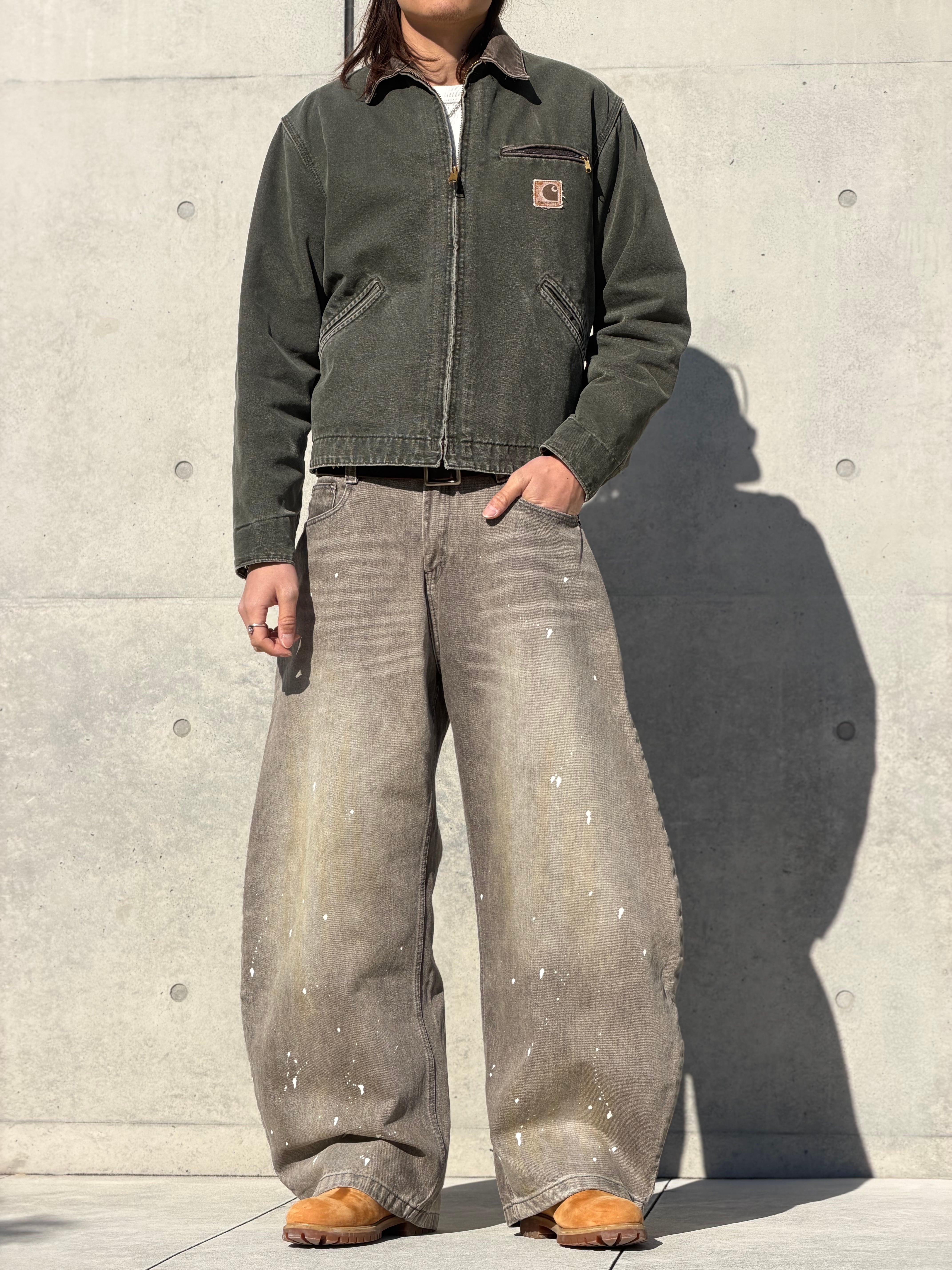 週間ランキング10位】Painter Washed Wide Denim | 【ボトムス専門店