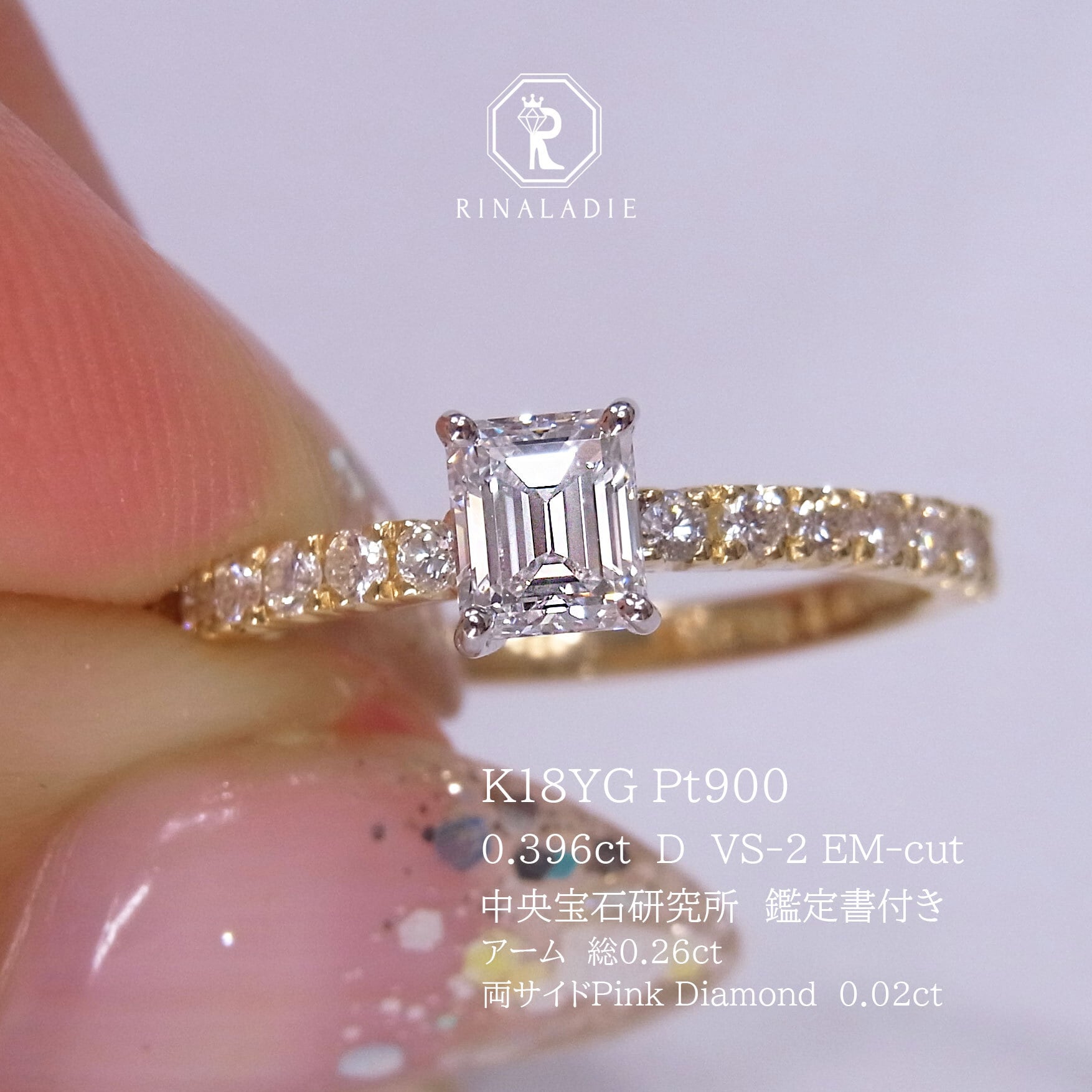 【1193】 K18 天然ダイヤモンド 1ct デザインリング 9.5号 coron032u_sm52.jpg
