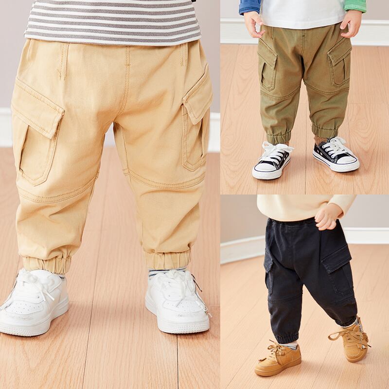 ベビーパンツ春と秋2020新しい男の子のオーバーオールエインスタイルの赤ちゃんのズボン秋カジュアルパンツファッション Duduベイビー76385895150