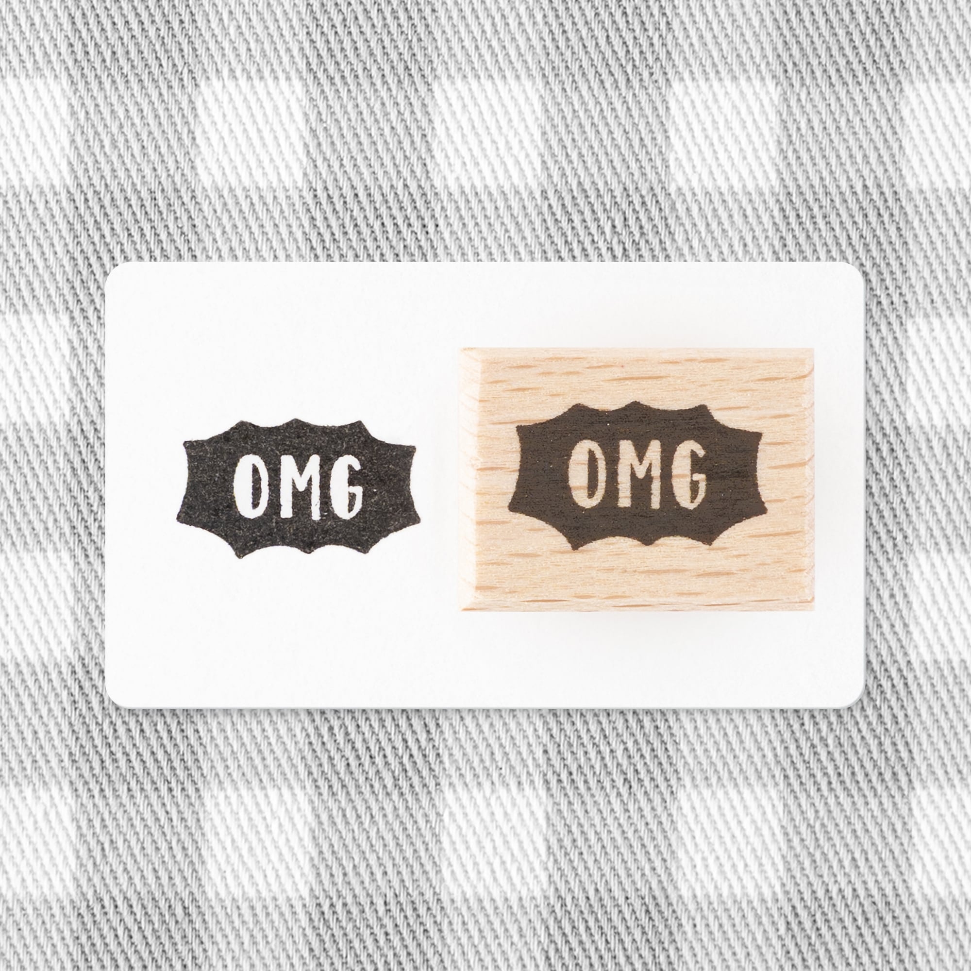 【吹き出しの文字】OMG | はんこ