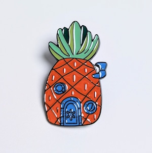 送料無料! ★ピンズ PINS★ピンバッジ 【 SpongeBob SquarePants ( スポンジボブ )  】パイナップルハウス 〚アメリカン雑貨 アメトイ〛