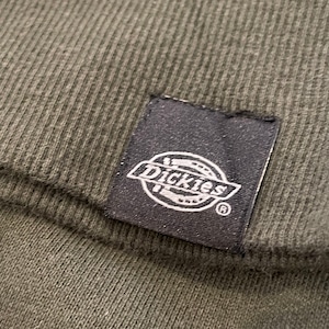 【Dickies】ロゴ プリント スウェット トレーナー アースカラー Lサイズ ディッキーズ us古着 アメリカ古着