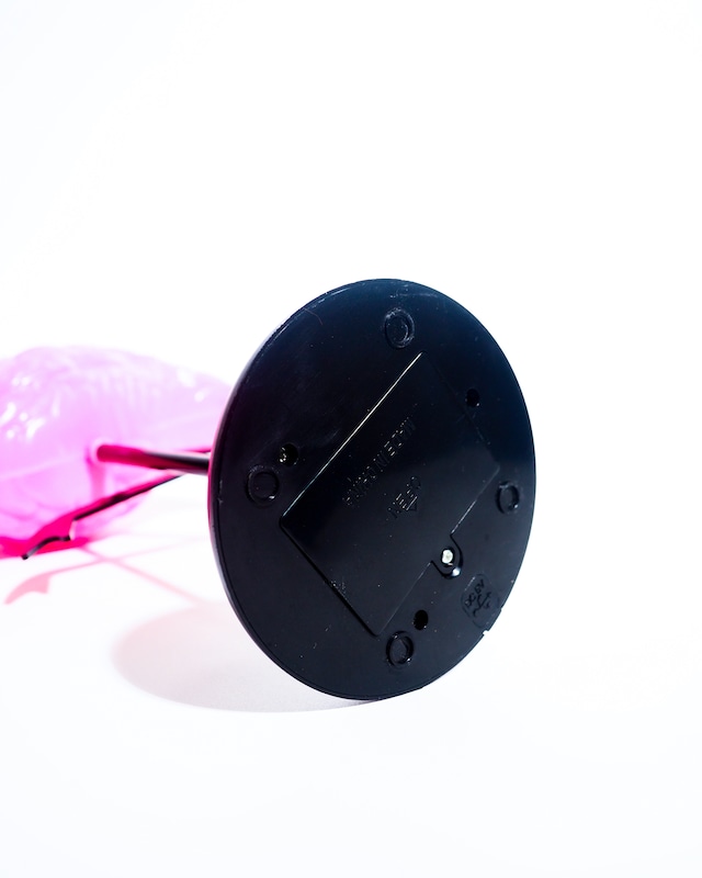 Polystyrene flamingo lamp