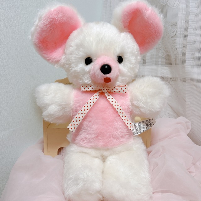 big pink×white mouseの画像
