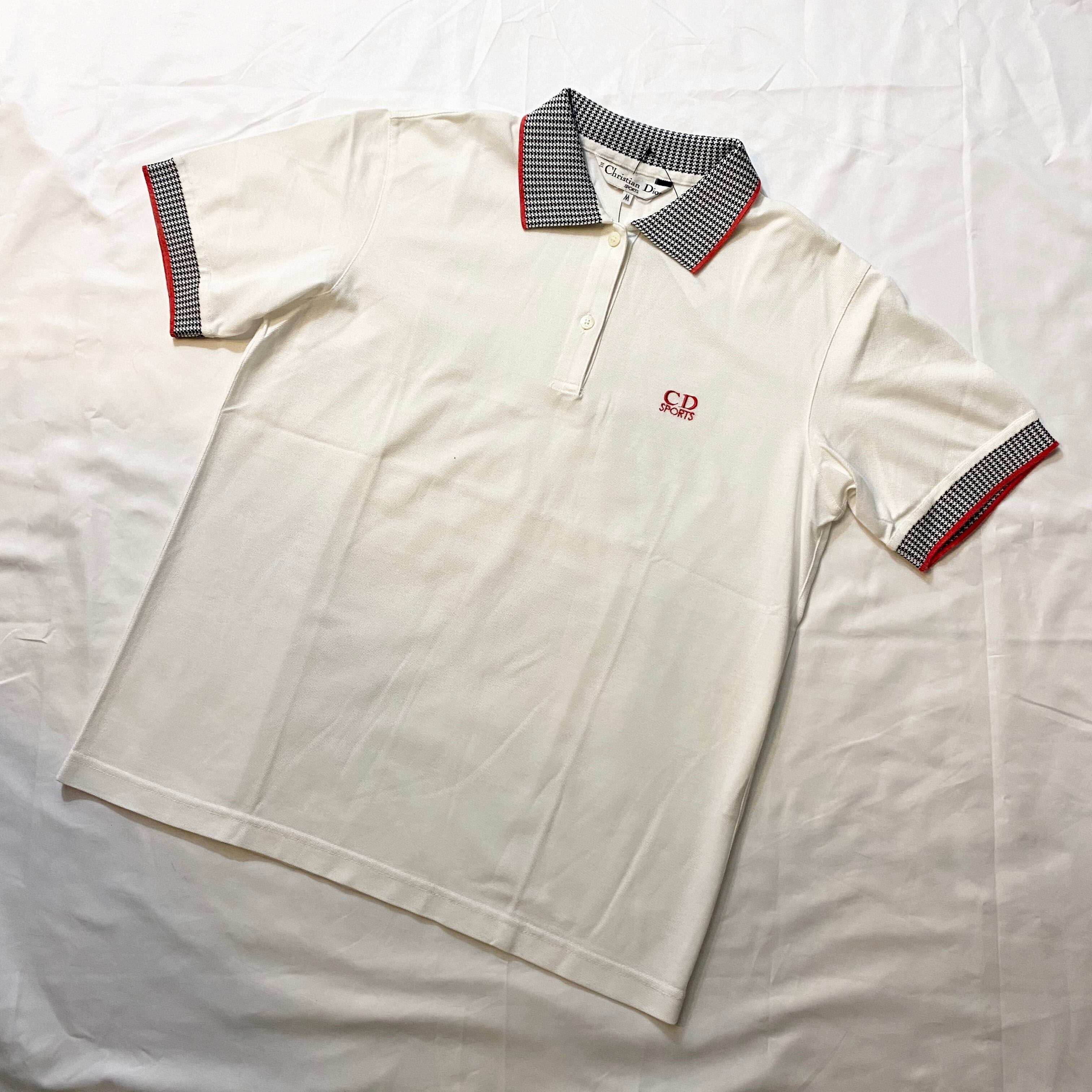 CHRISTIAN DIOR logo embroidery polo shirt | NOIR ONLINE