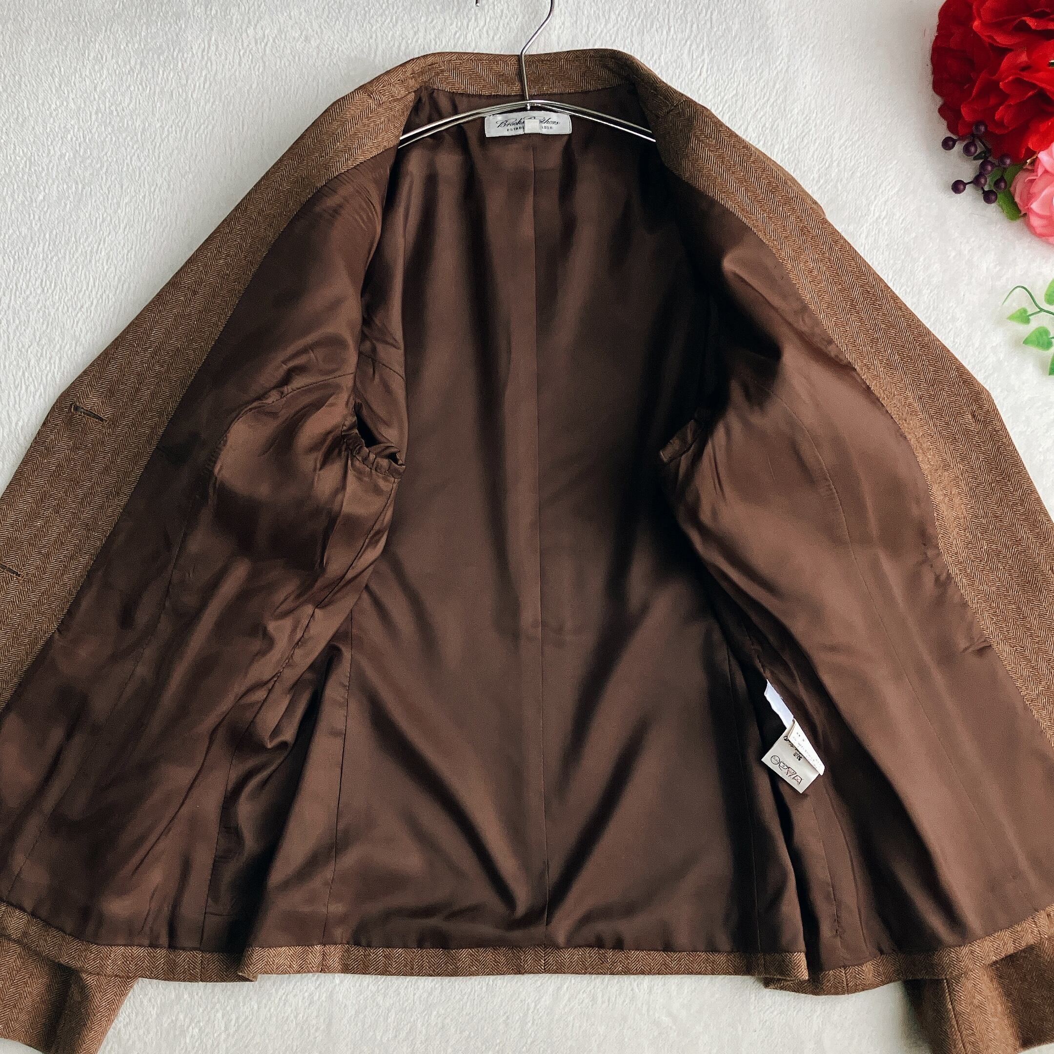 美品】Brooks Brothers ブルックスブラザーズ☆ヘリンボーン ウール