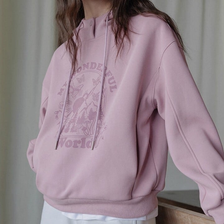 プリントパーカー プルオーバースウェット L1100