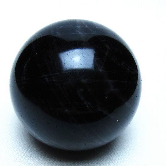 モリオン 黒水晶 丸玉 59mm 一点物 151-9523