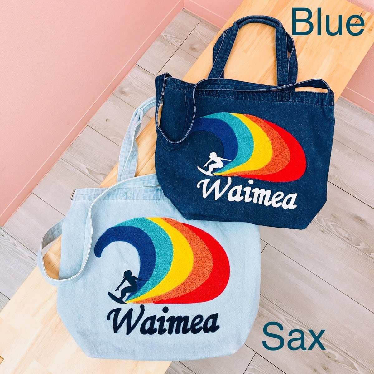 ハワイアン ショルダー バッグ デニム Waimea トート 2way | AHolic