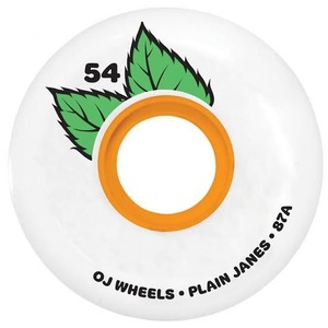 OJ wheel / KEYFRAME / Plain Jane / WHT / 54mm / 87a / soft wheel / ソフトウィール