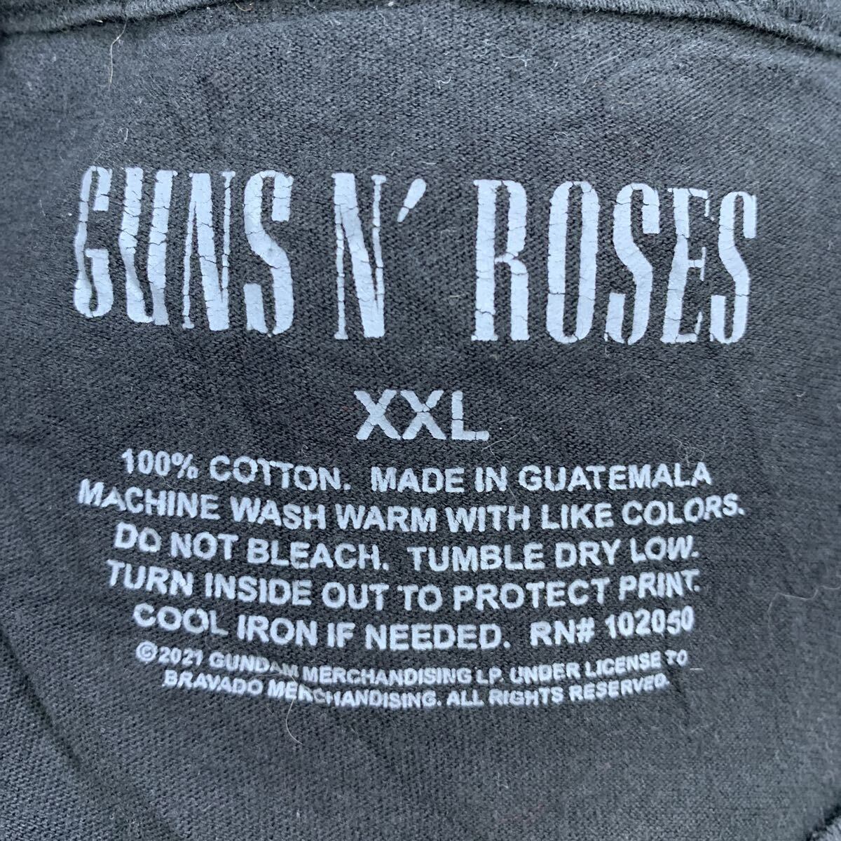 GUNS N' ROSES 半袖 バンドTシャツ XXL ブラック ガンズアンドローゼズ
