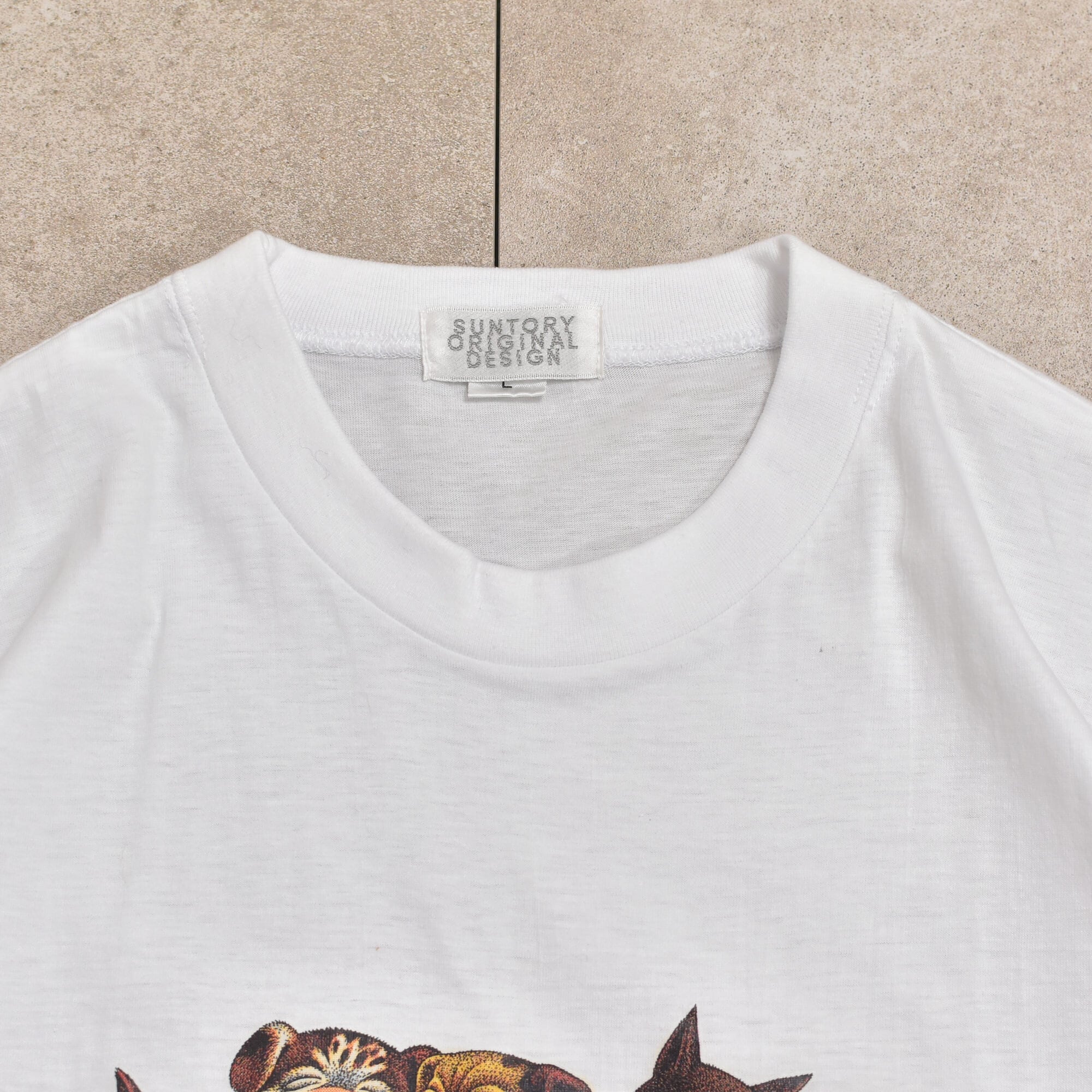 80～90s SUNTORY SMOKEY & Co. WHISKY T-shirt | 古着屋 grin days