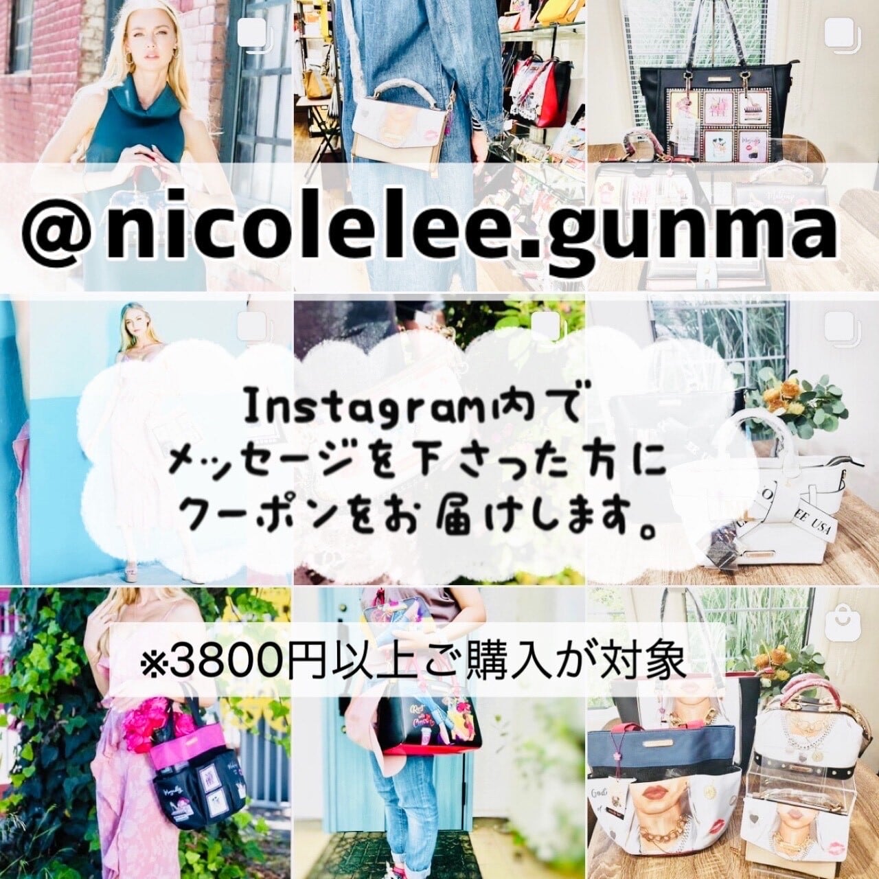 Sierra Rose ネイビー＆レッドドットエプロン☆Instagramクーポン発行