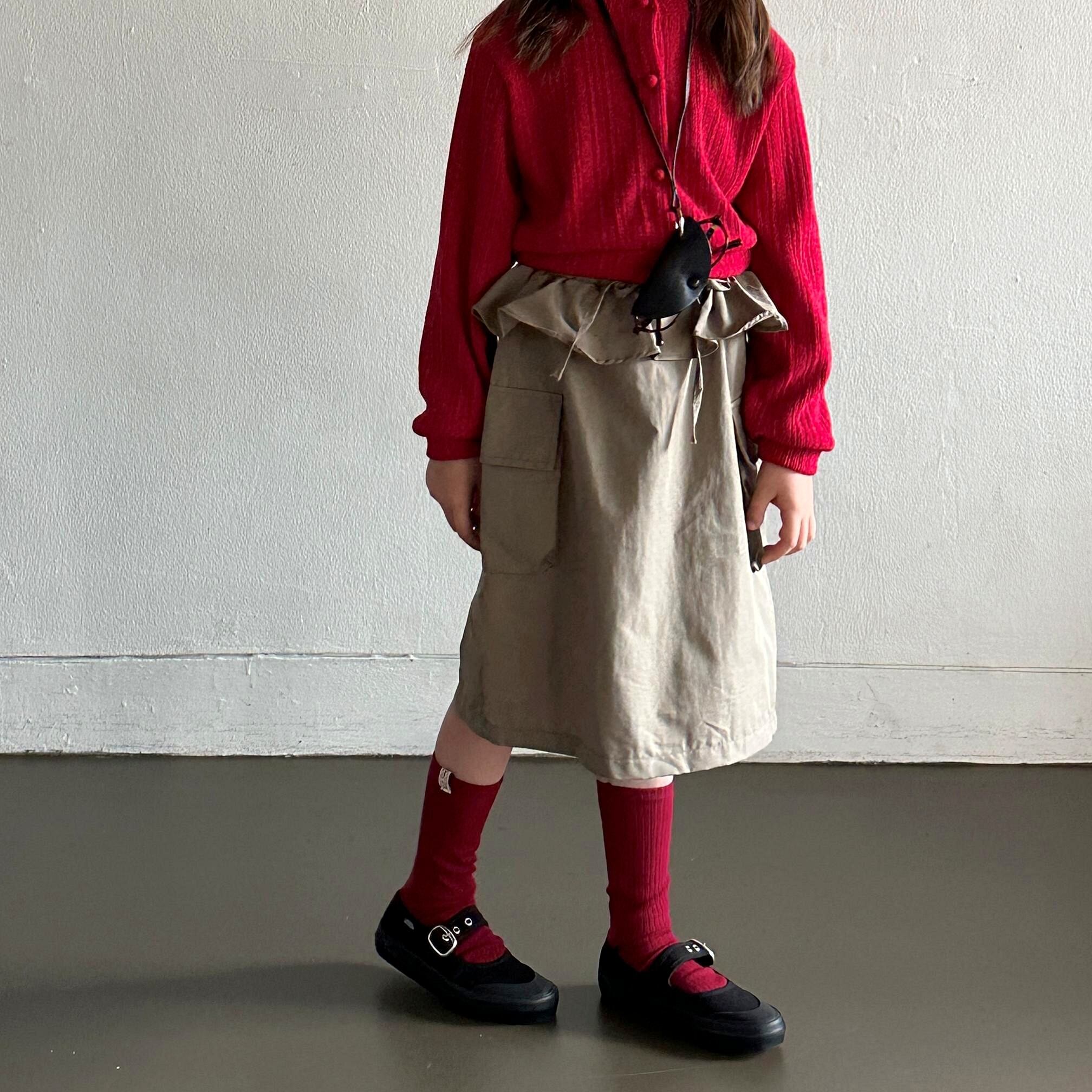 «Sold out»«ジュニアサイズあり»«elly molly» アンティークスカート 2colors