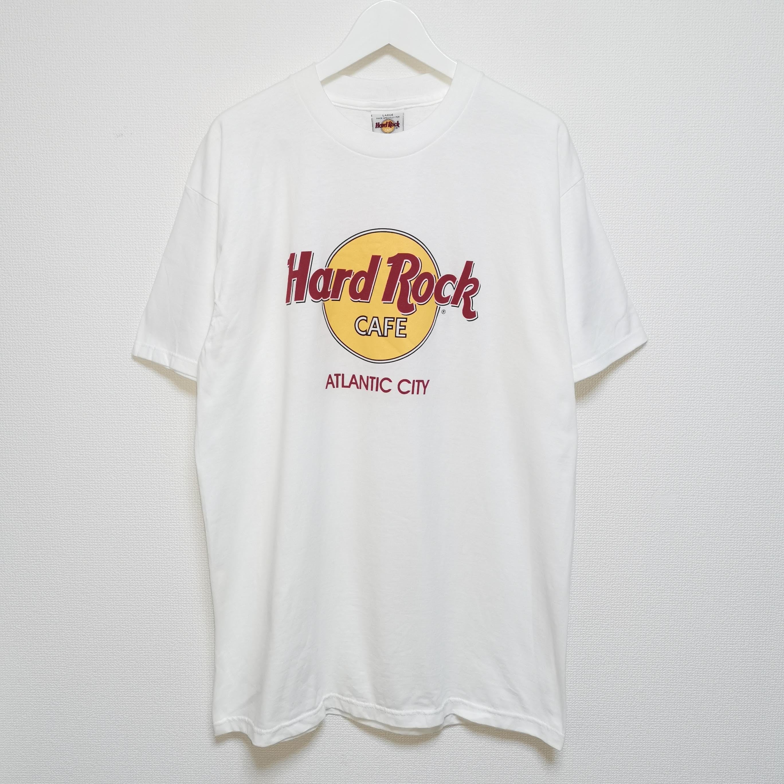 送料無料 L 90s ハードロックカフェ HARDROCK CAFE Tシャツ USA製