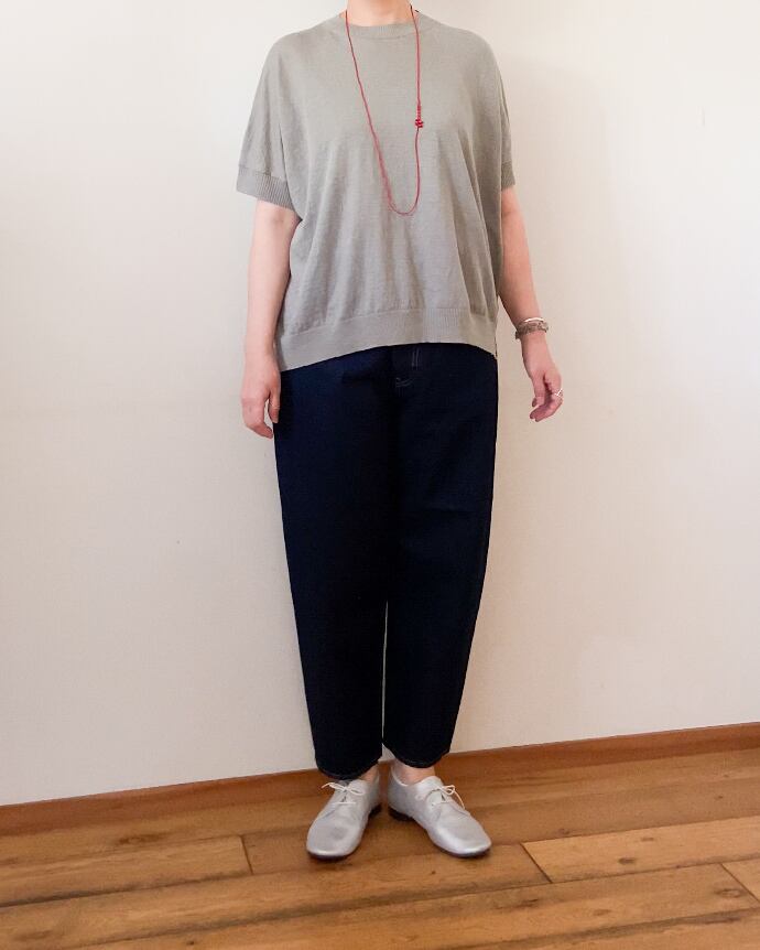 sasanqua by trees サザンカバイツリーズ Loose Tapered Denim
