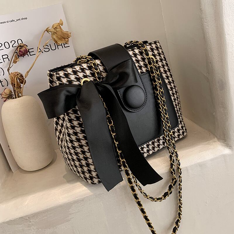 オータムウィンターチェーン 秋物 冬物 手作りハンドバック85227813698