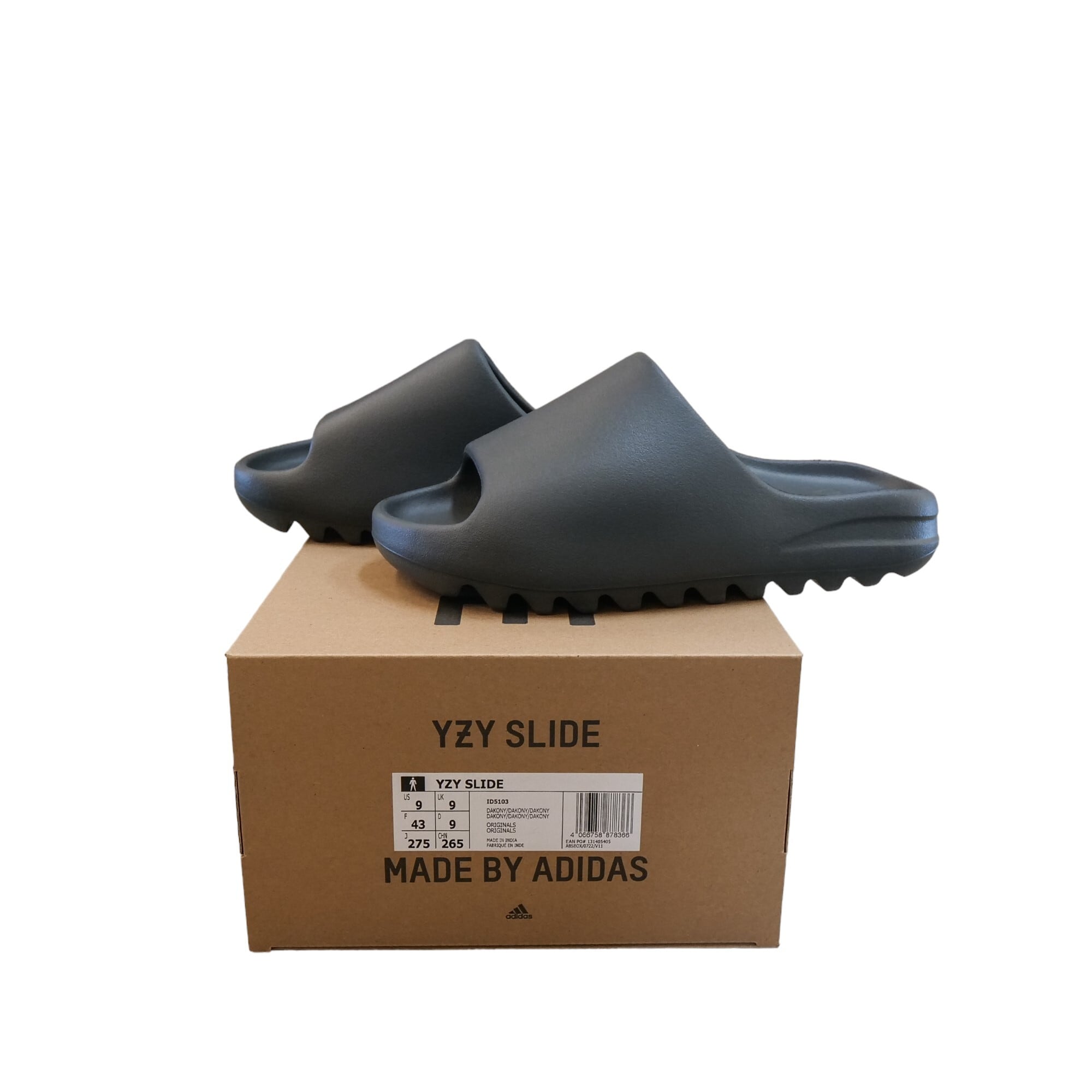 adidas YEEZY Slide Dark Onyx イージー スライド ダークオニキス US9 