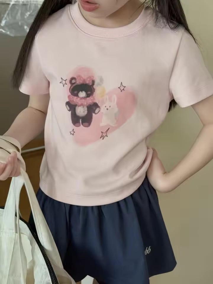 5color イラストTシャツ