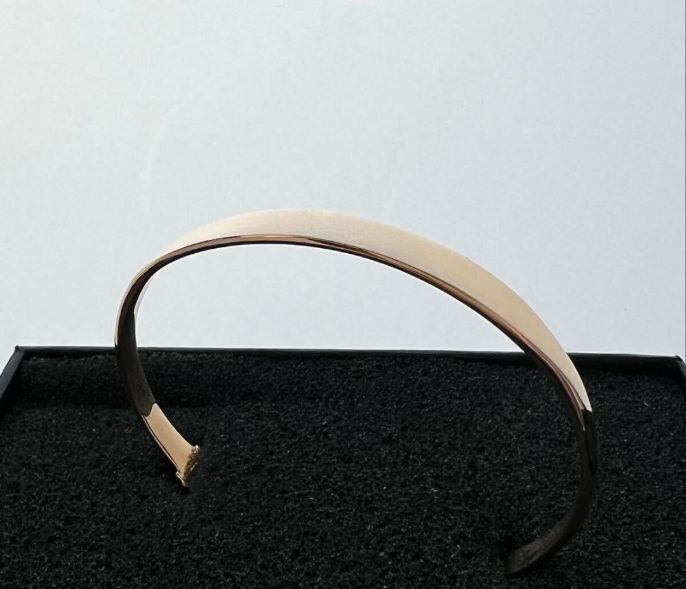 CHAOS バングル 147mm クアッドショーティ フォーサイドスタンプ コインバングル