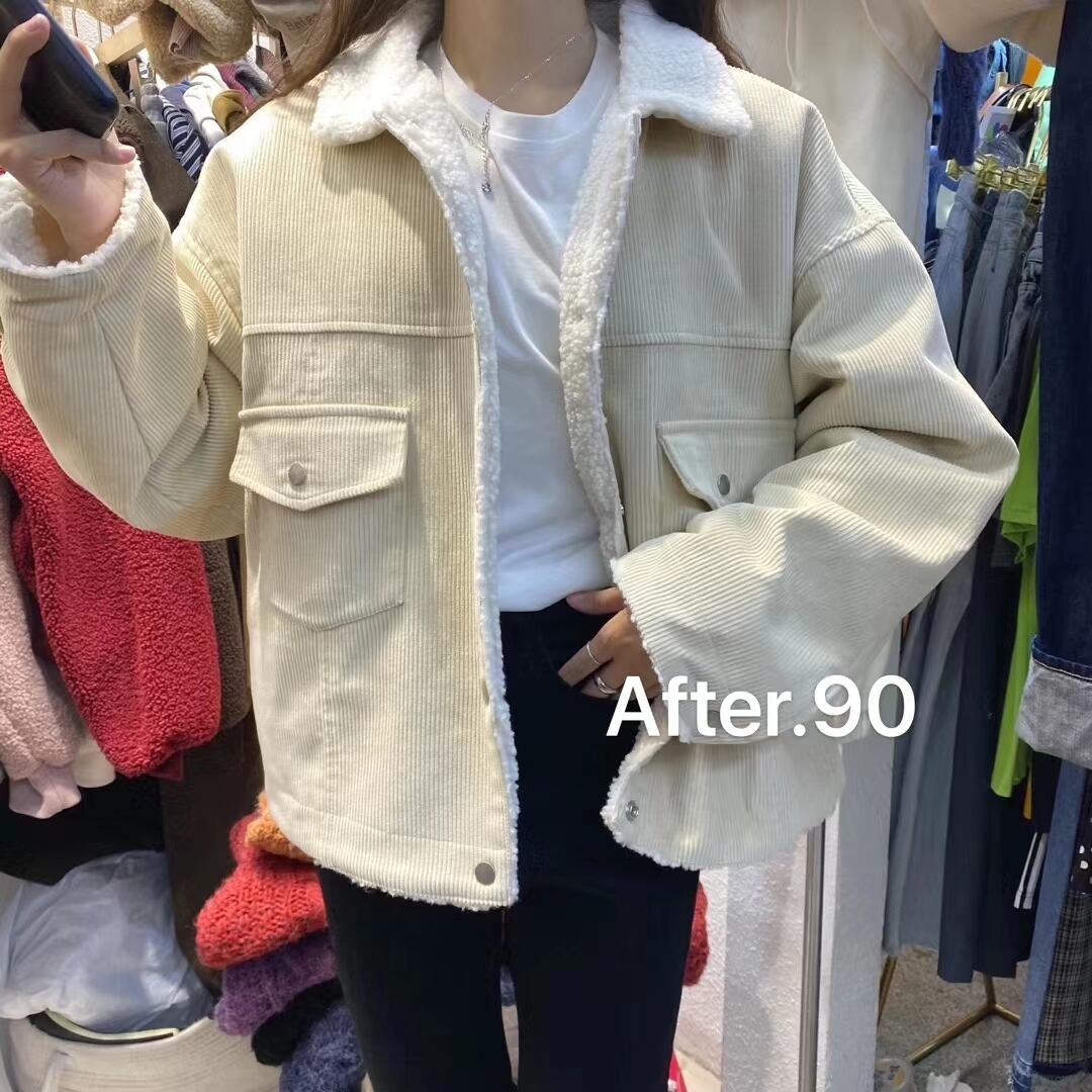 コーデュロイボアジャケット　AJ33167-5108