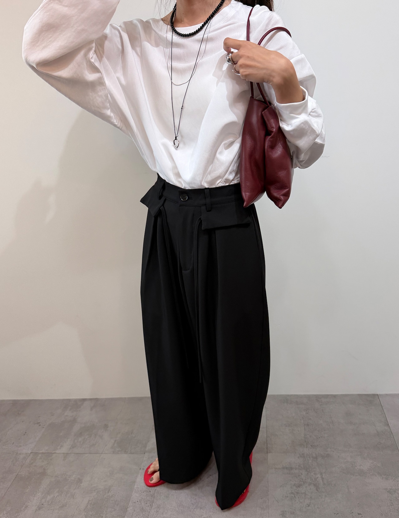 【新作5%OFF・3日間】Linen Simple Tops_2colors