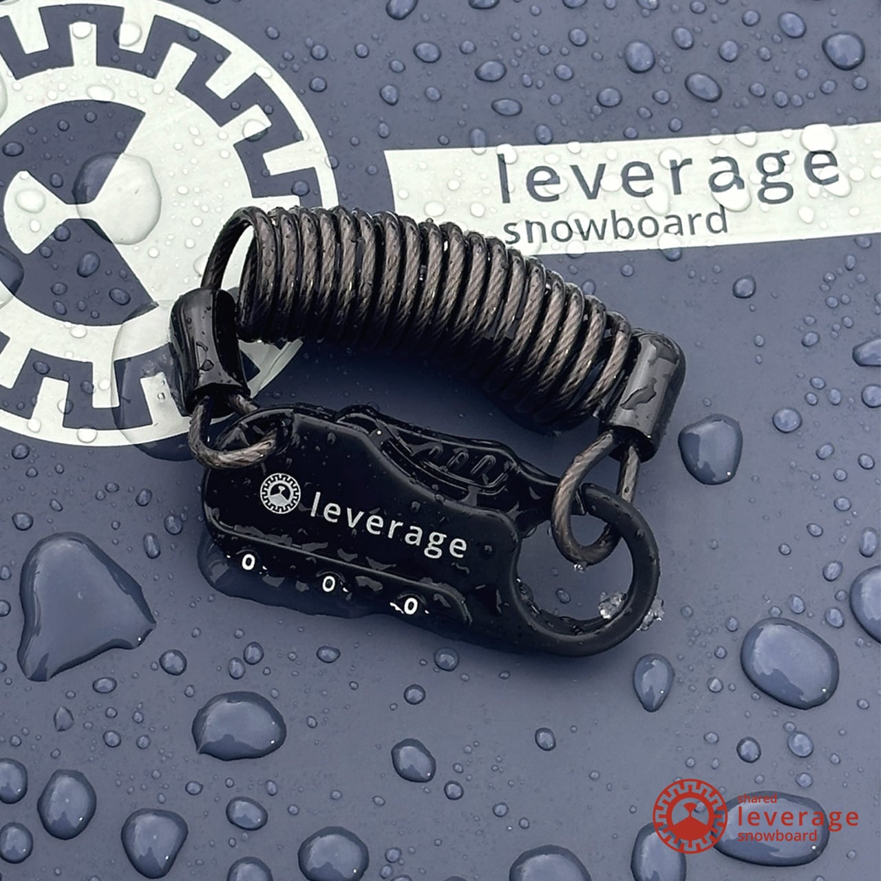 盗難防止アイテム】leverage cable lock | leverage snowboard