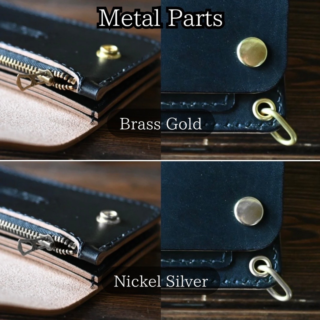 【カスタムオーダー Trucker Wallet-10 シュリンクエンボスレザー】