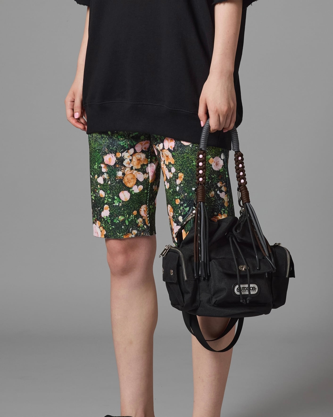 nontokyo プリントリブショーツ　新品 NON TOKYO ノントーキョー】 / PRINT RIB SHORTS プリントリブショーツ