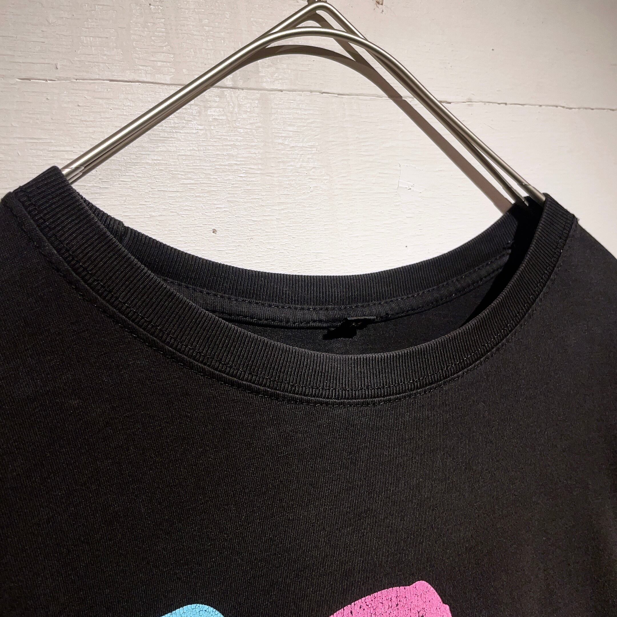 ” BOOM BOX ” face printed Black Tee