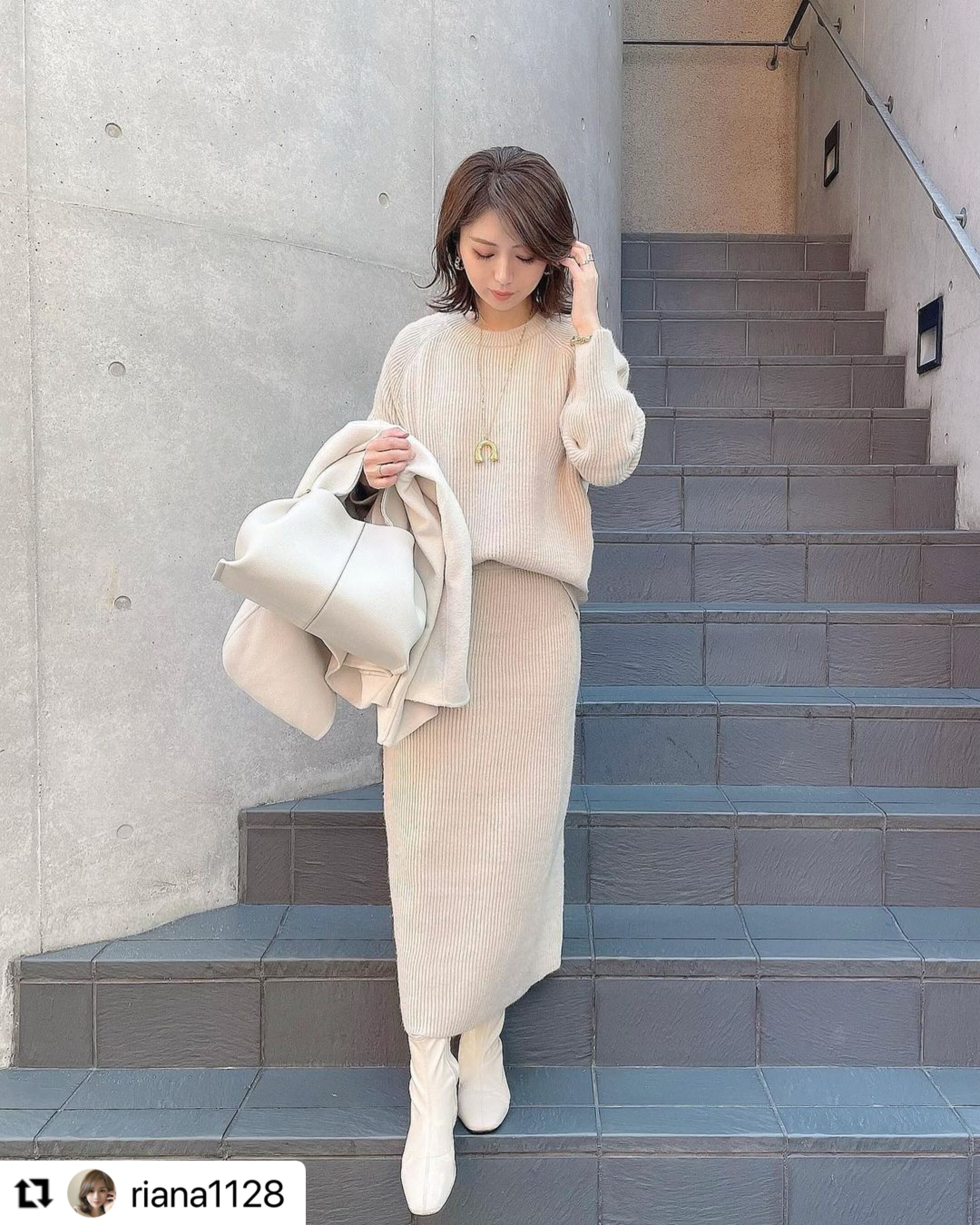 INSTAGRAMMER SELECT】リブニットセットアップ A1107 | Life365