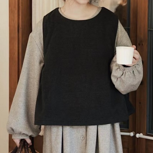 バックティアドロップベスト　T0130