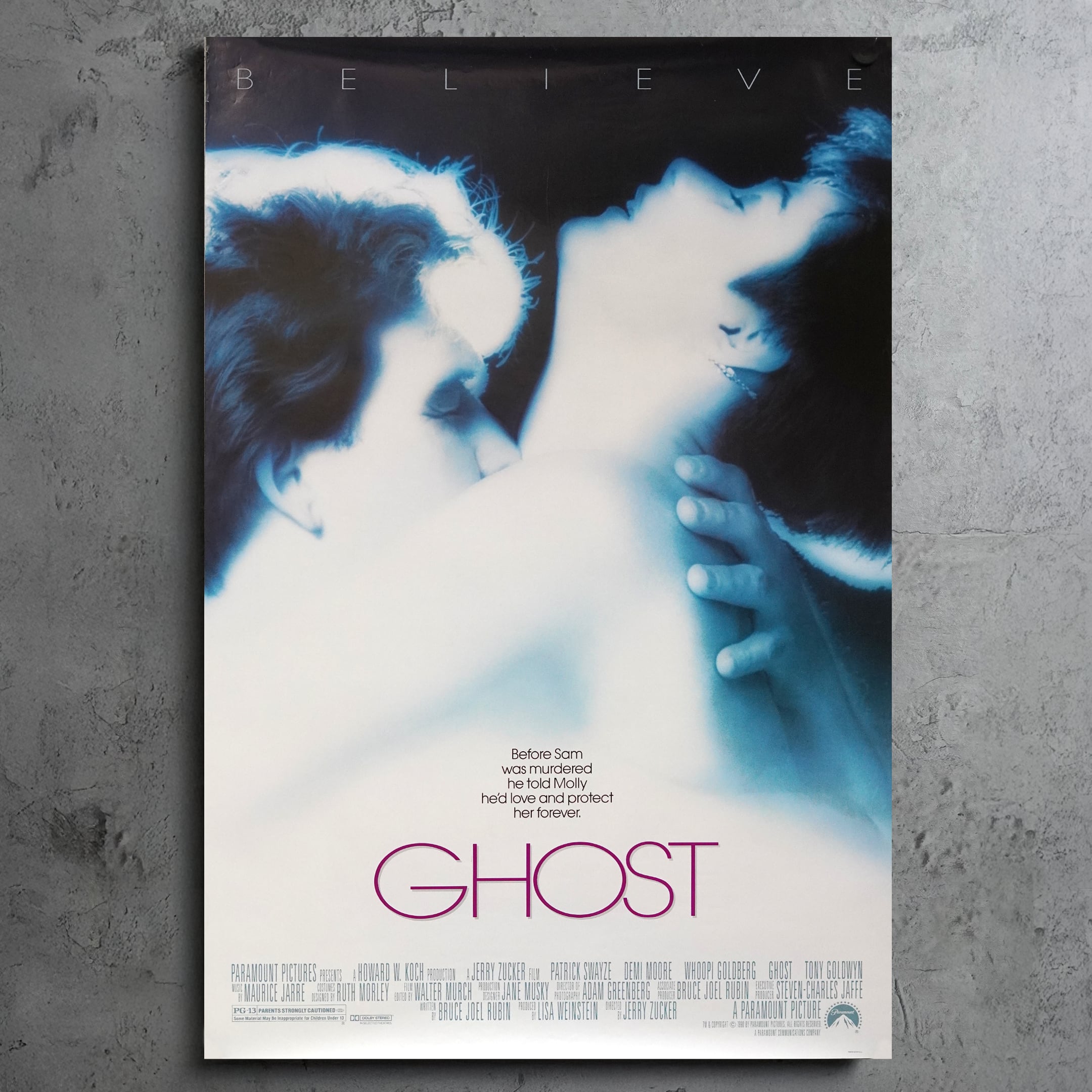 1990 / Ghost / US one sheet poster S/S / 686 × 1016mm【PO00000290054】