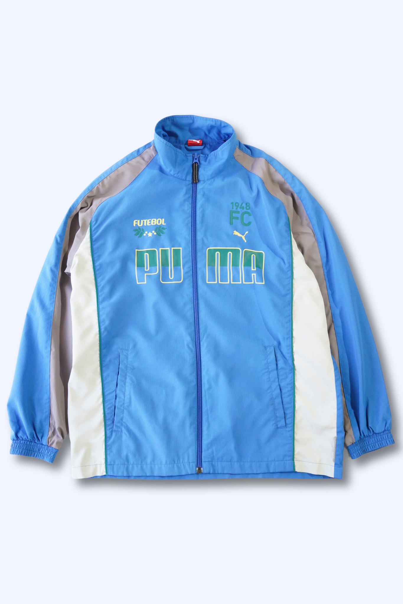 PUMA(プーマ)ジュニア FDウーブンジャケット 160cm スカイブルー