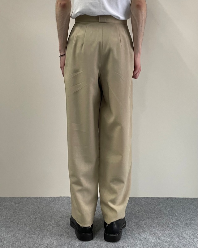 【Dior】2-pleats colored slacks