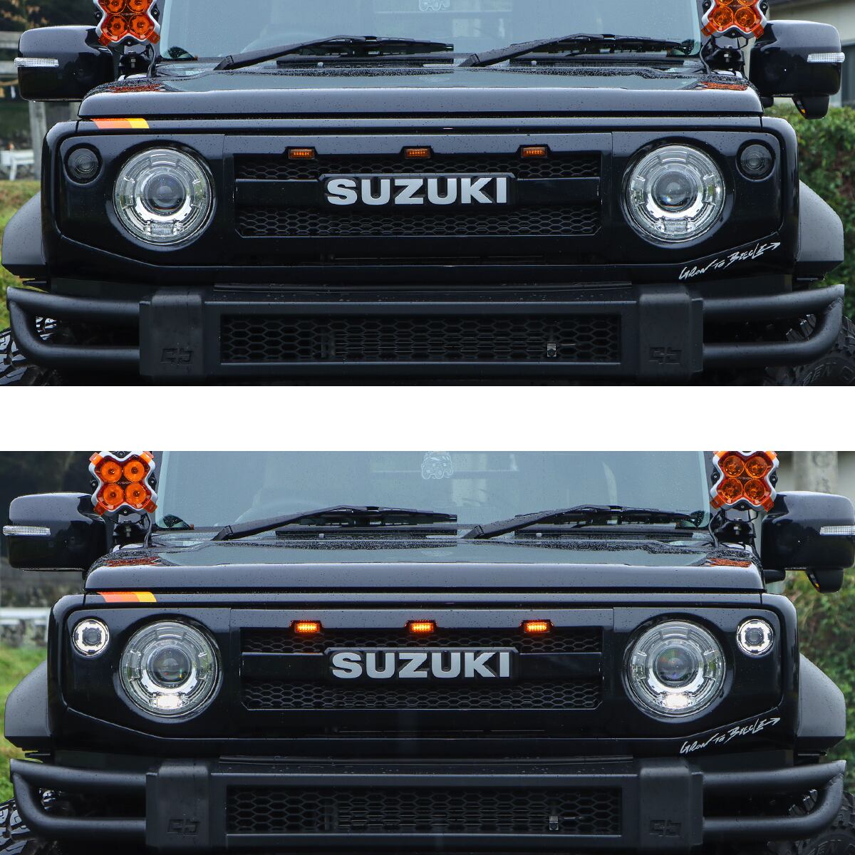 ジムニー JB64W JB74W JC74W フロント マット ブラック グリル