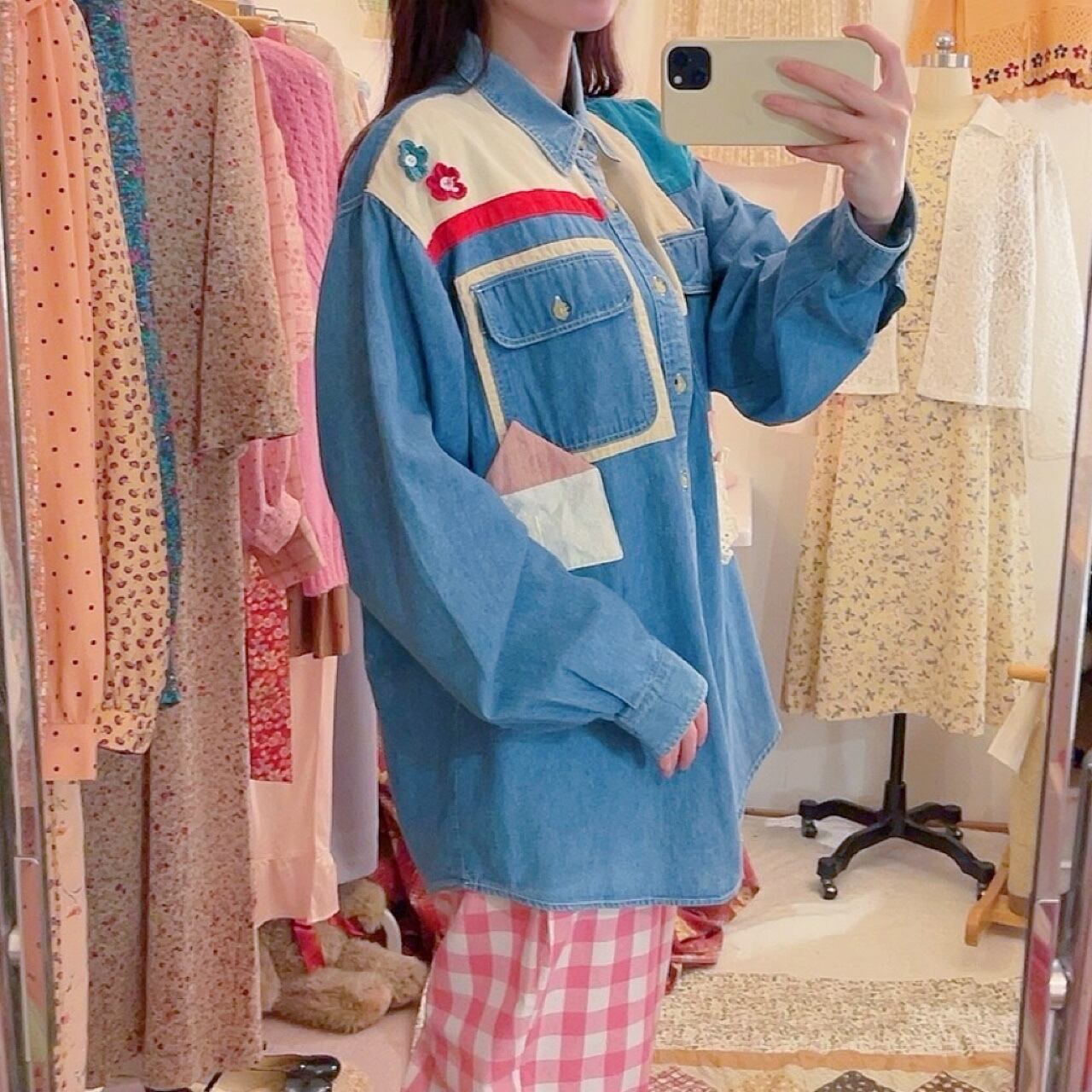 remake ✂︎ dwarf's room patchwork shirt