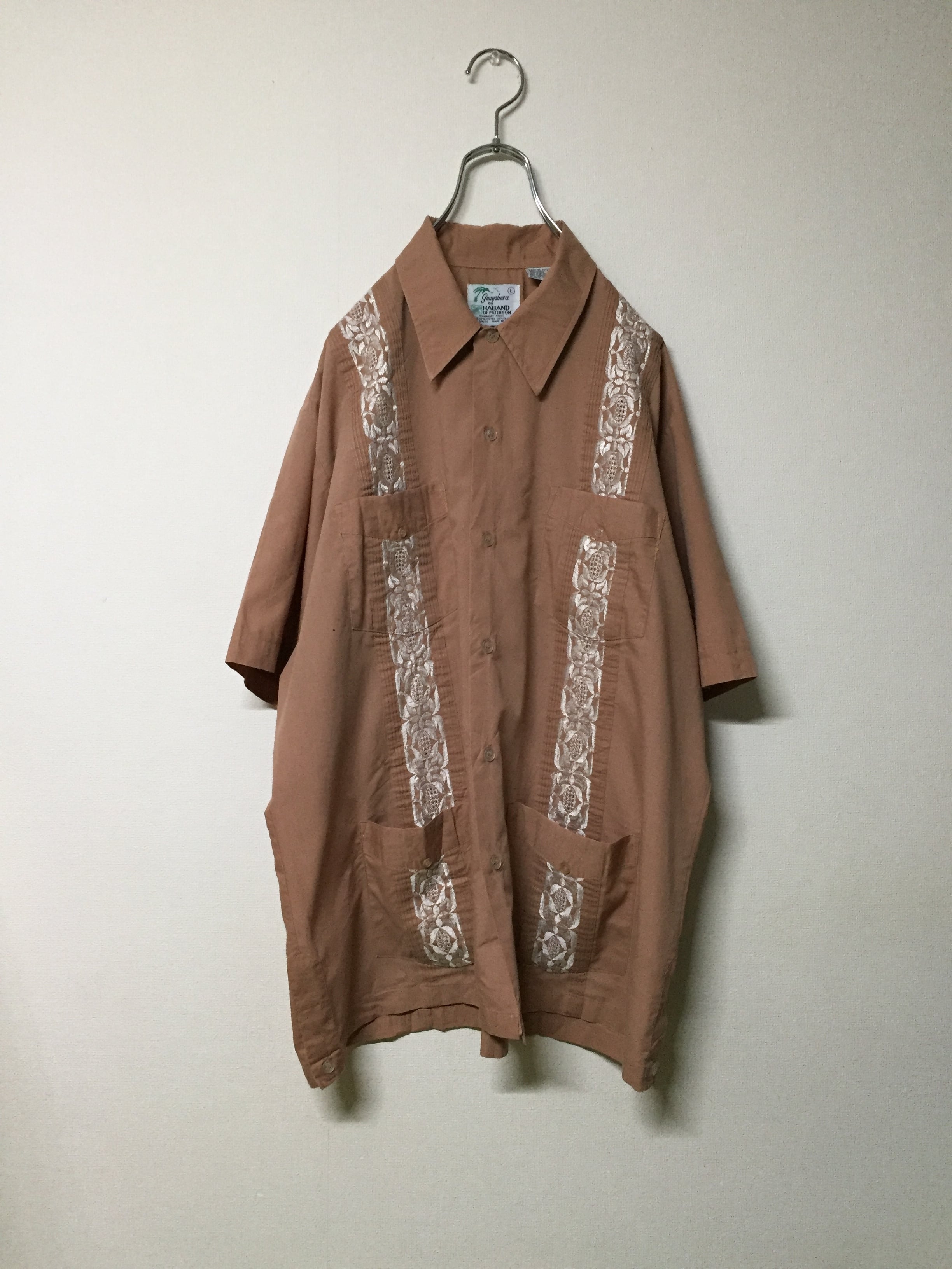 キューバシャツ 半袖 刺繍 | 古着屋 KafuCa