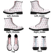 Women's Upgraded Black Outsole Leather Boots 4254